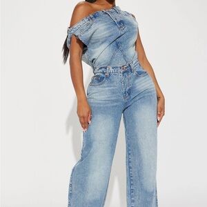 Dakota Denim Jumpsuit - Denim